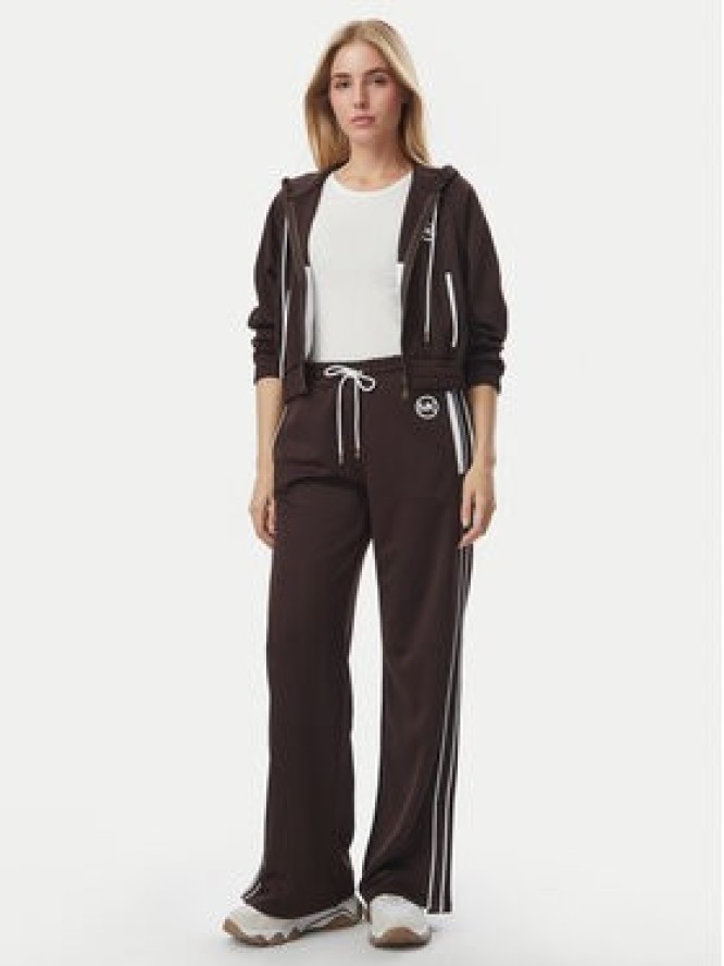 MICHAEL Michael Kors Spodnie dresowe MR630Y0K8N Brązowy ciemny Regular Fit