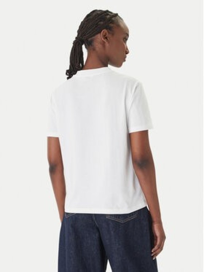 Patrizia Pepe T-Shirt 2M4536/J427-W146 Biały Regular Fit