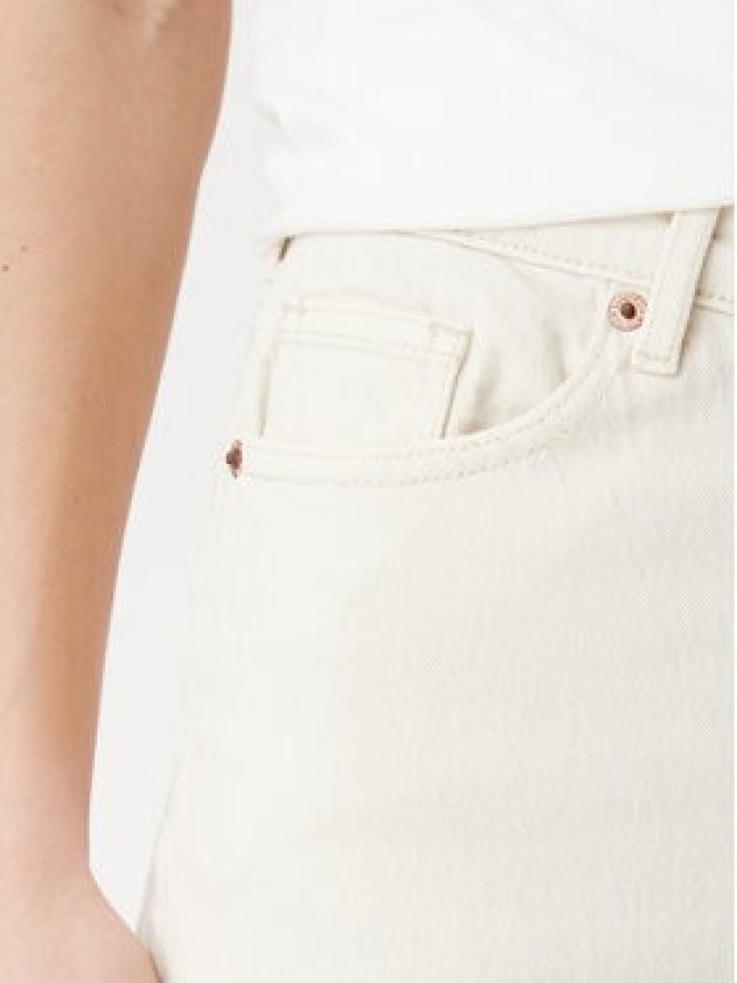 Vero Moda Jeansy Tessa 10287303 Écru Wide Leg