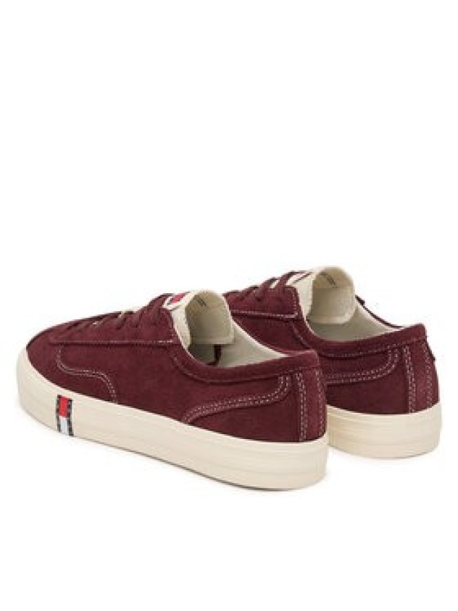 Tommy Jeans Sneakersy Archive Y2K EN0EN03135 Bordowy
