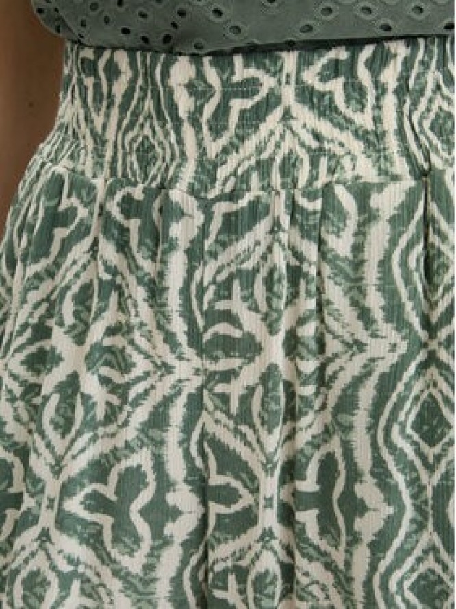 Vero Moda Spodnie materiałowe Menny 10282478 Zielony Wide Leg