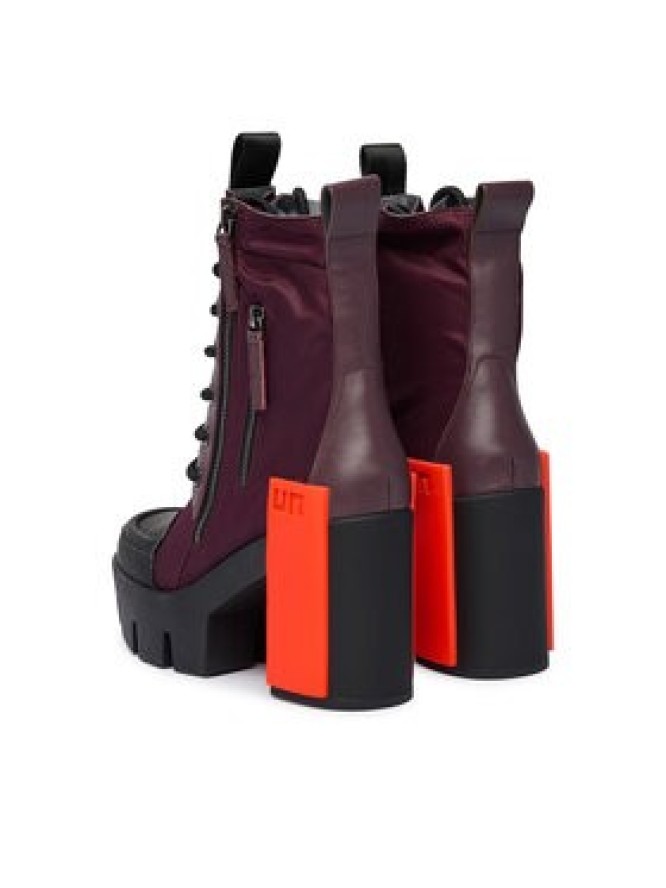 United Nude Botki Grip Cap Mid 11031993201 Bordowy