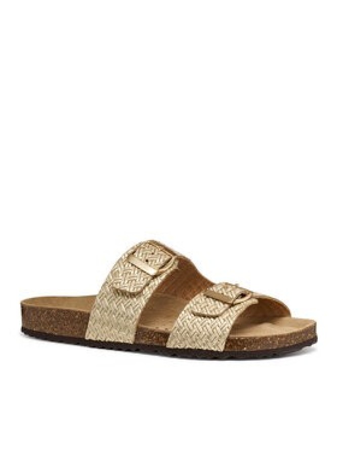 Geox Klapki D Brionia D35LSL 00047 C2012 Złoty