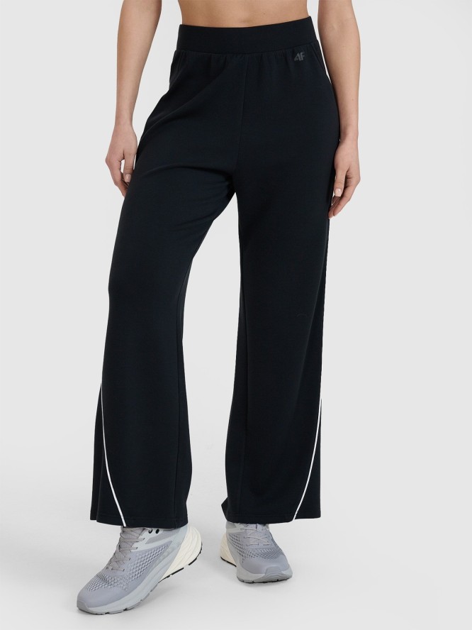 4F Spodnie dresowe z modalem damskie 4F x Anna Lewandowska - czarne L