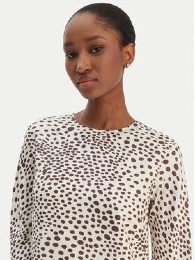 Marella Sukienka codzienna Samba 2613221171 Écru Regular Fit