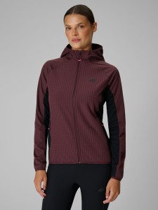 4F Kurtka softshell wiatroodporna damska - brązowa L