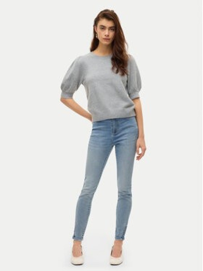 Vero Moda Sweter Doffy 10278313 Szary Regular Fit