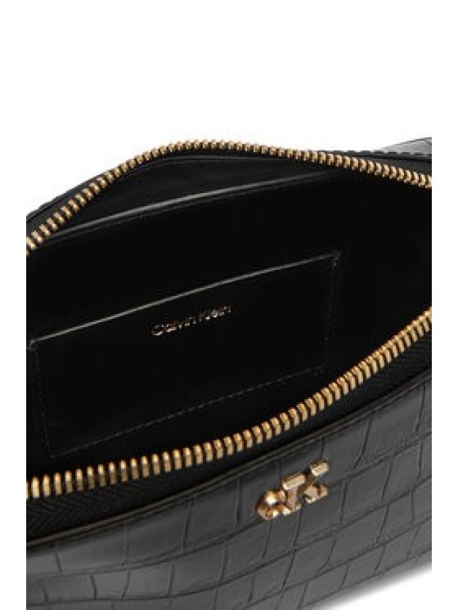 Calvin Klein Torebka Ck Croc Camera Bag LV04F3285G Czarny