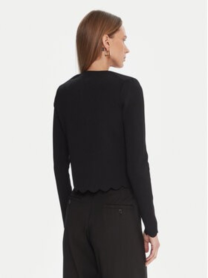 TWINSET Kardigan 252TP320A Czarny Regular Fit