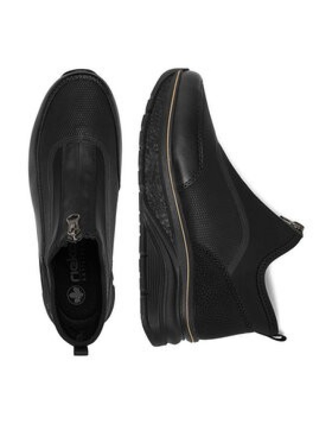 Rieker Półbuty 48053-00 Czarny