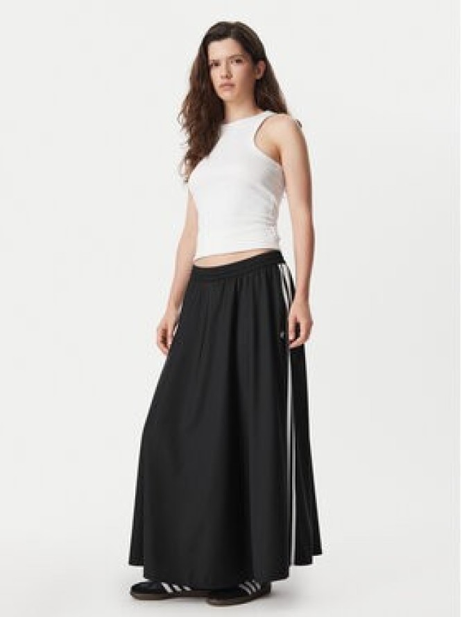 adidas Spodnie dresowe Firebird Skirt KR6663 Czarny Relaxed Fit