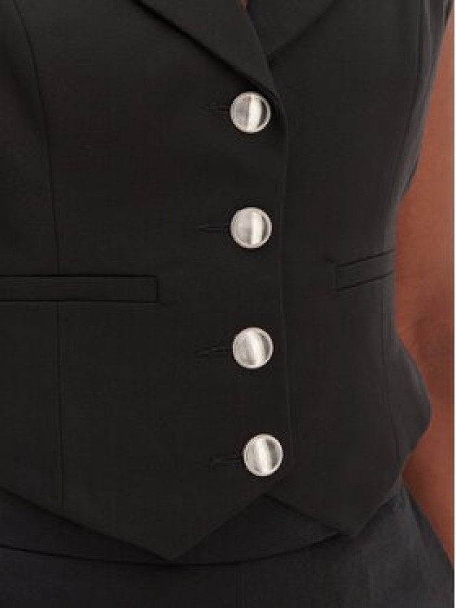 Morgan Kamizelka 251-CJANA.F Czarny Slim Fit