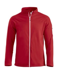 clique Ducan rozpinana kurtka unisex z polarowym wnętrzem – red