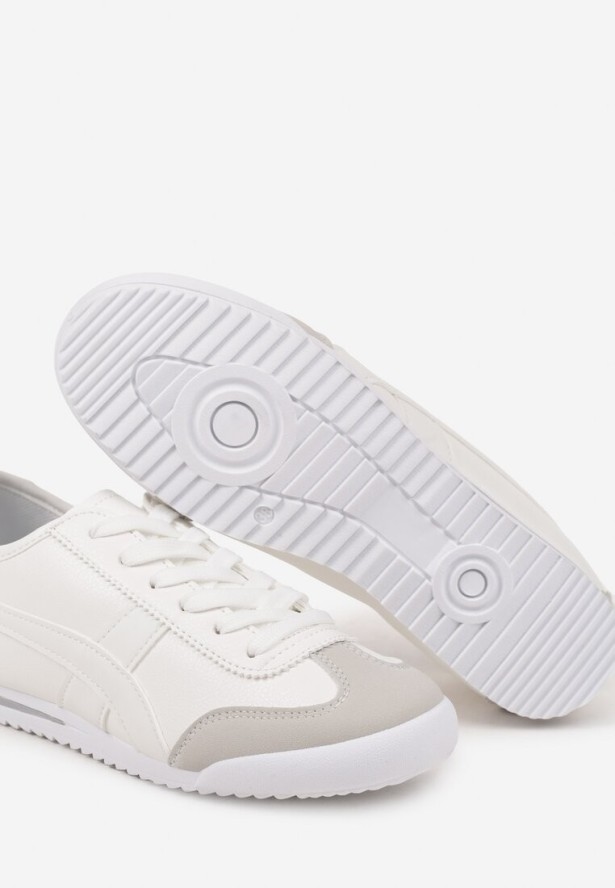 Białe Sneakersy Typu Kultowe Tenisówki Deliriel