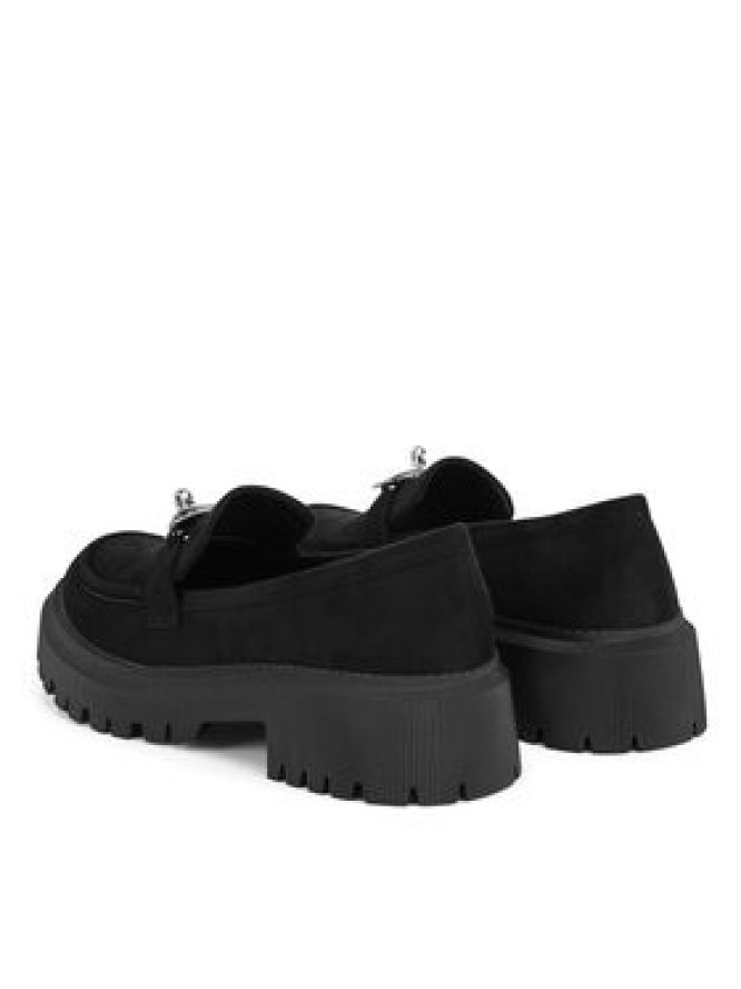DeeZee Loafersy BBT-22663-1 Czarny