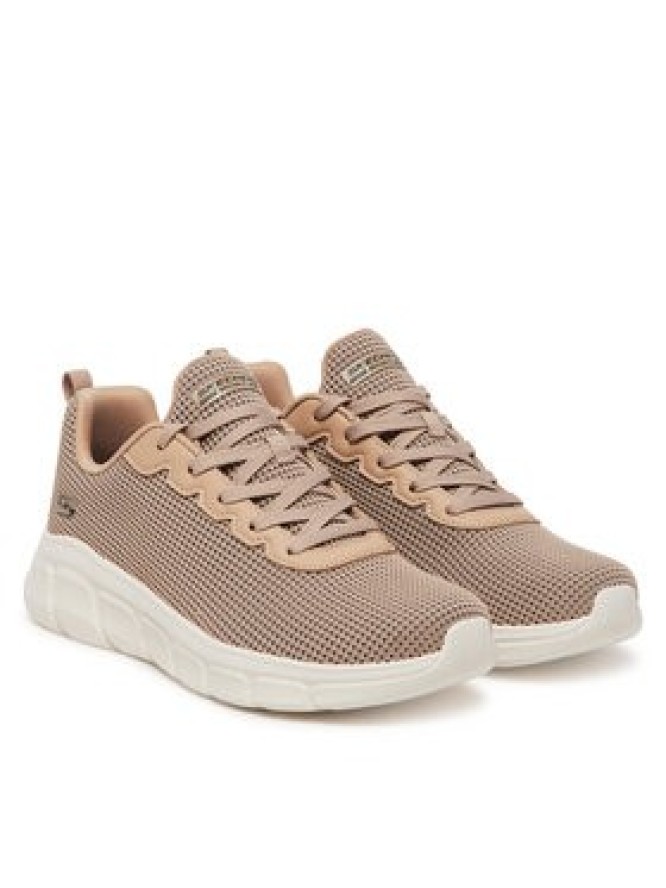 Skechers Sneakersy Bobs B Flex-Visionary Essence 117346/TAN Brązowy