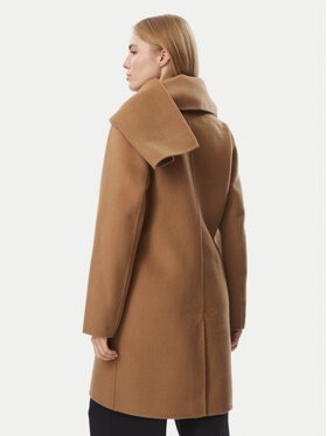 MICHAEL Michael Kors Płaszcz wełniany 77A7146M22 Brązowy jasny Regular Fit