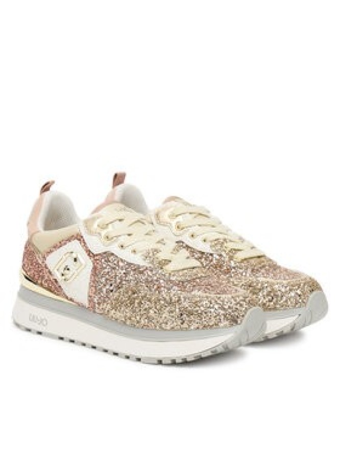 Liu Jo Sneakersy Maxi Wonder 01 BF5009 TX007 Złoty