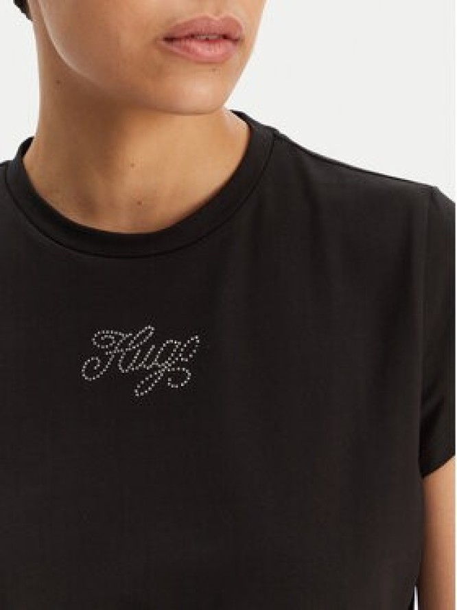 HUGO Sukienka codzienna 50537240 Czarny Slim Fit