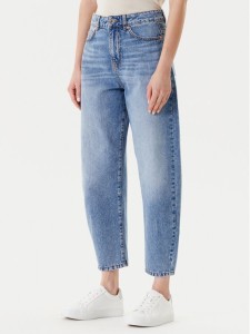 United Colors Of Benetton Jeansy 4SHBDE00I Niebieski Balloon Fit