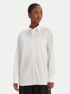 Calvin Klein Jeans Koszula Aop Logo Perfect LV044D167G Biały Regular Fit