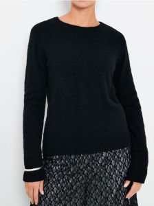Sweter basic - czarny