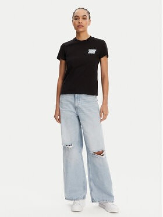 Tommy Jeans Jeansy Claire DW0DW21281 Niebieski Wide Leg