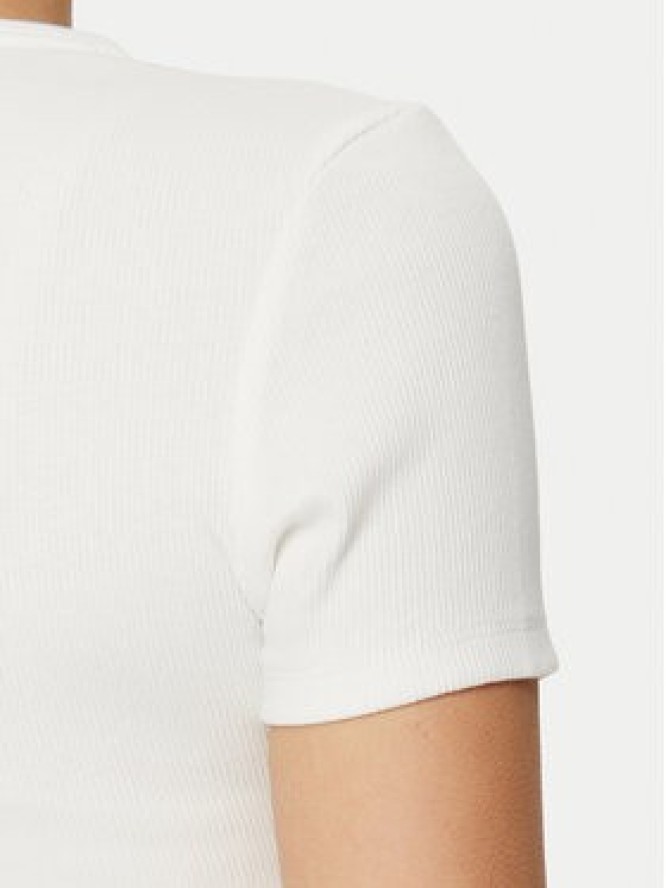 Tommy Jeans T-Shirt DW0DW20463 Biały Slim Fit