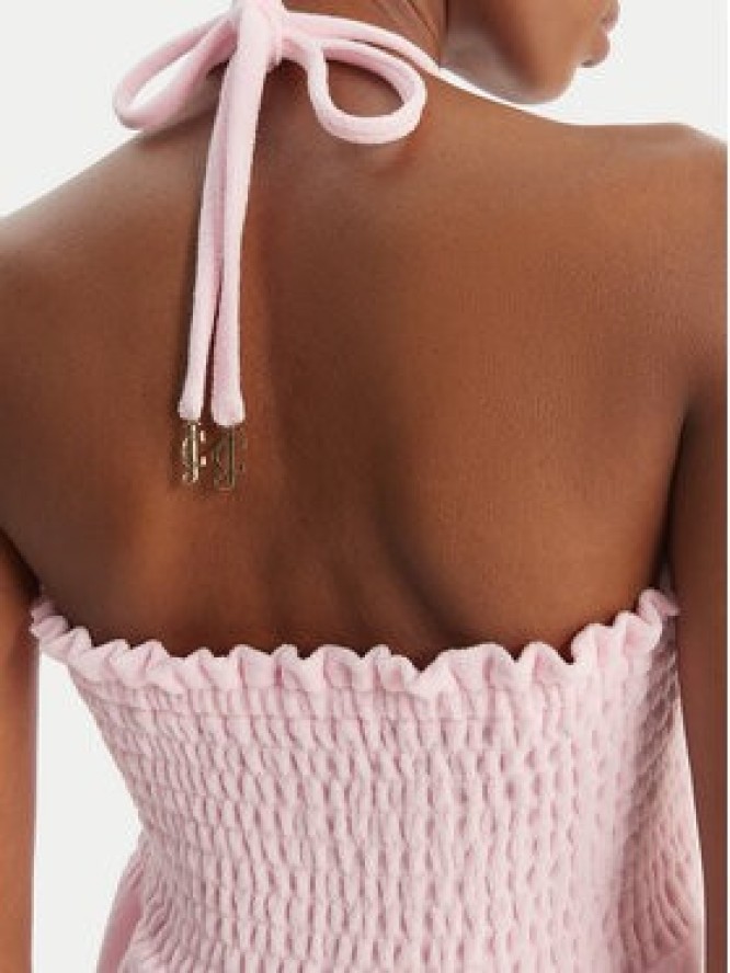 Juicy Couture Sukienka letnia Smocked Terry JCGED126007 Różowy Regular Fit