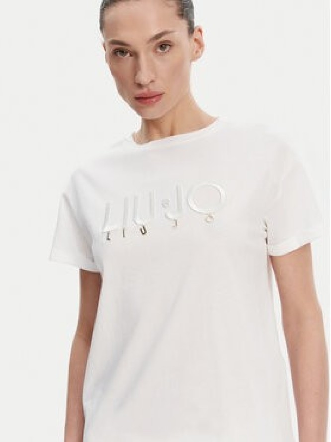 Liu Jo T-Shirt WA5007 JS923 Biały Relaxed Fit