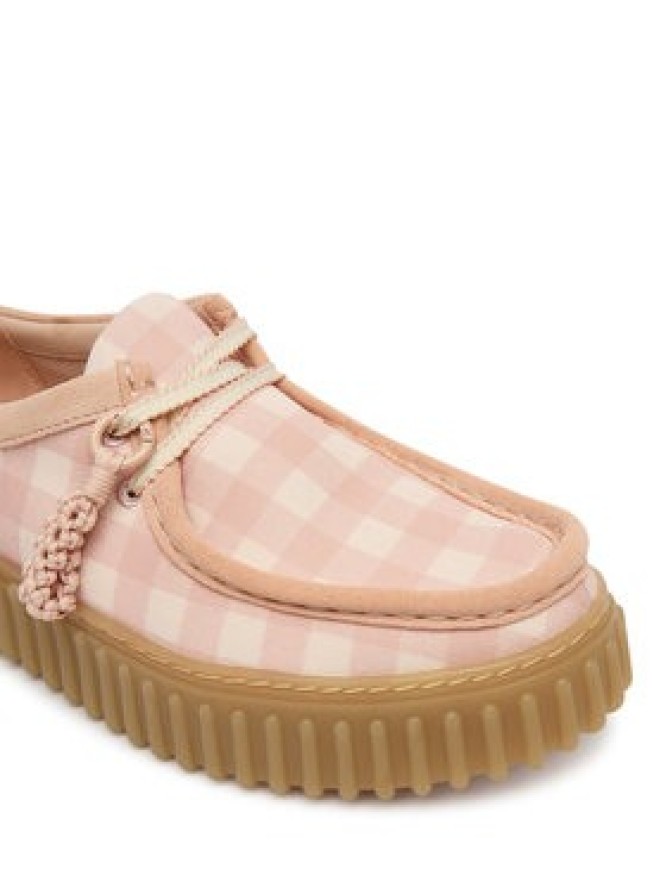 Clarks Półbuty Torhill Bee 26186298 Różowy
