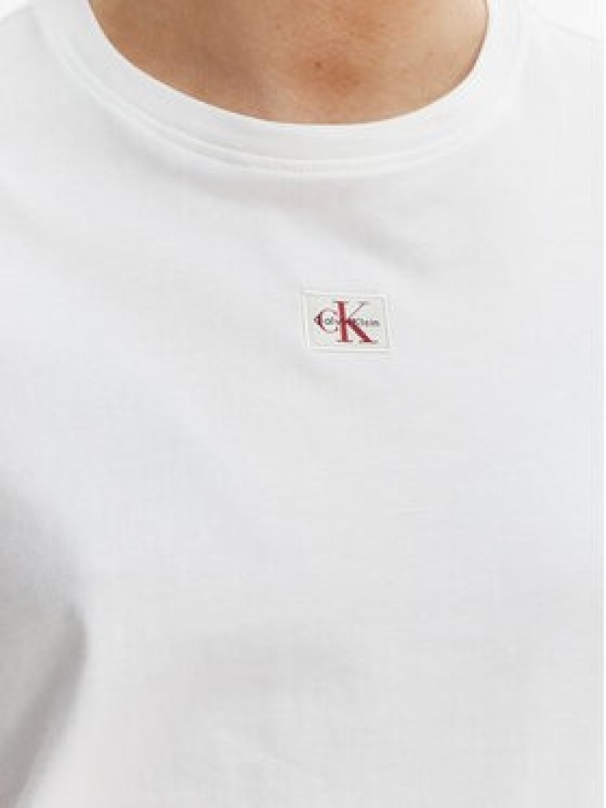 Calvin Klein Jeans T-Shirt LV047F227G Biały Classic Fit
