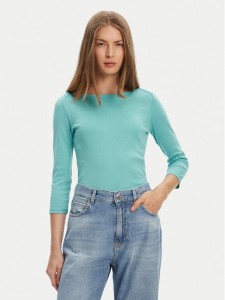 United Colors Of Benetton Bluzka 3GA2E16A1 Zielony Regular Fit
