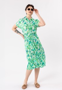 Zielona, długa sukienka G-AMSTEL