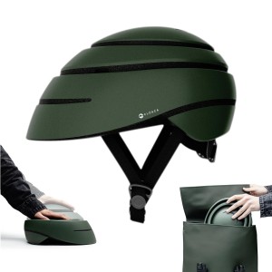 Kask rowerowy i hulajnogowy. Składany kask miejski