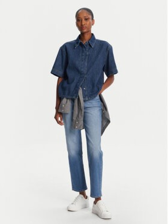 Lee Jeansy Carol 112355263 Niebieski Straight Fit