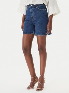 HUGO Szorty jeansowe Gelita_2 50559976 Granatowy Regular Fit