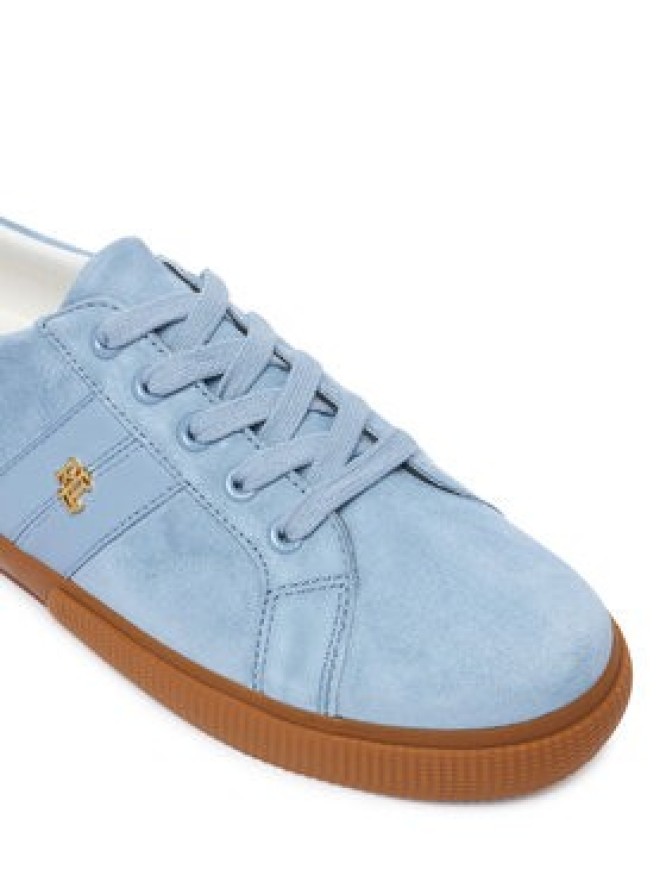 LAUREN RALPH LAUREN Sneakersy Janson II 802868344005 Niebieski jasny