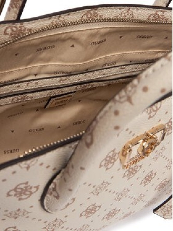 Guess Torebka Emelie Logo HWGP99 28060 Écru