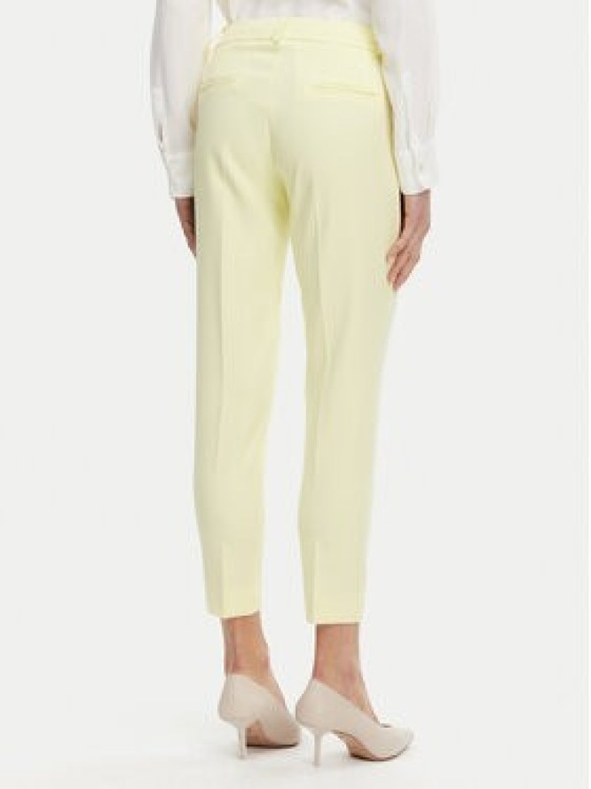 Maryley Spodnie materiałowe 25EB52Z/M24/43LL Żółty Regular Fit