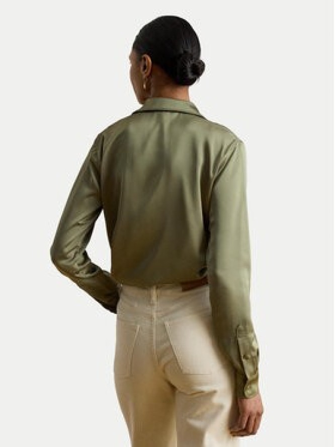LAUREN RALPH LAUREN Koszula 200P13808004 Zielony Regular Fit