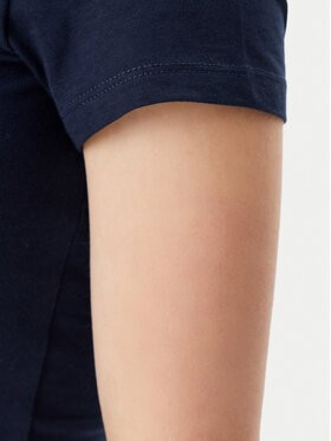 Tommy Jeans T-Shirt Tonal Linear DW0DW20315 Granatowy Slim Fit