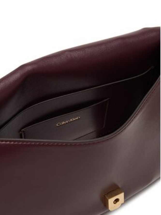 Calvin Klein Torebka Ck Convertible Chain Medium Bag LV04F3171G Bordowy