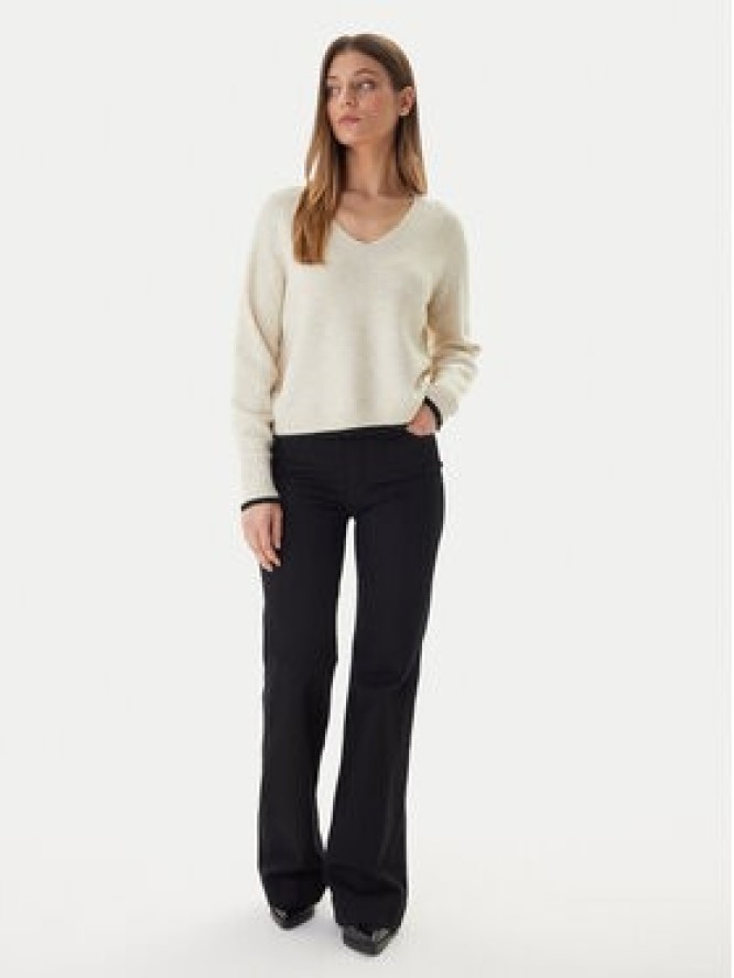 Vero Moda Sweter Aquarius 10331898 Beżowy Regular Fit