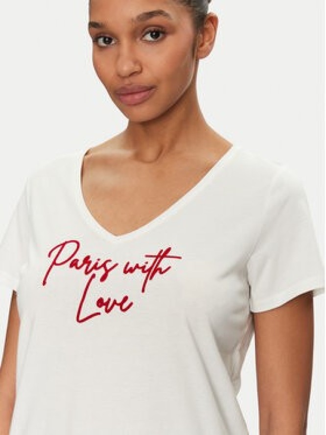 Morgan T-Shirt 251-DSAILOR Biały Relaxed Fit