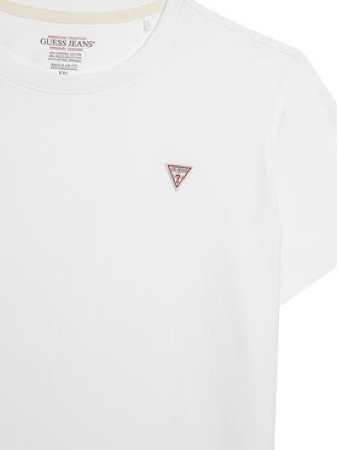 Guess Jeans T-Shirt W4YI10 J1314 Biały Regular Fit