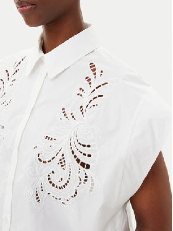 TWINSET Koszula 251TP2171 Biały Regular Fit