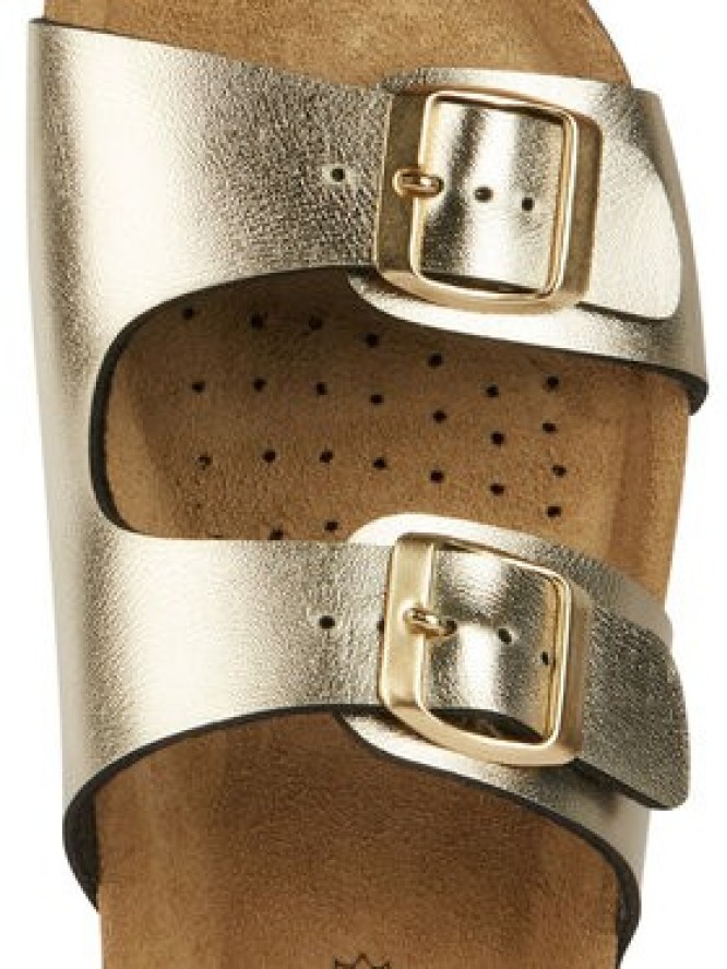 Geox Klapki D Brionia D35LSL 000BN C2012 Złoty