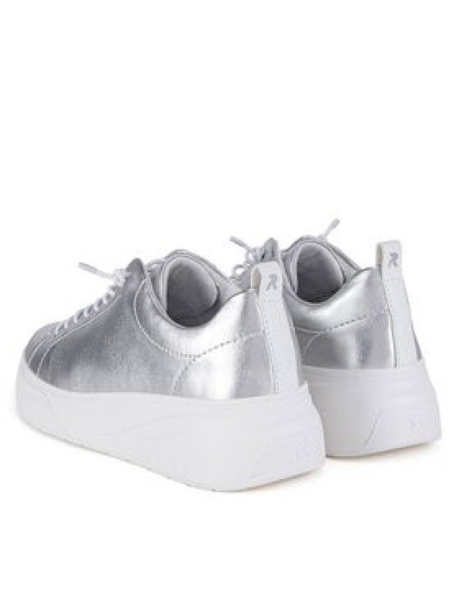 Rieker Revolution Lifestyle Półbuty W2301-90 Srebrny
