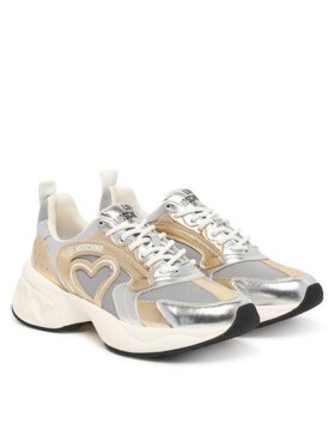 LOVE MOSCHINO Sneakersy JA15456G0OIQC90A Biały